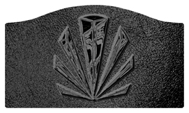 DASHELL-602-BK-SH-BK Black Sunburst Shimmer Black Background